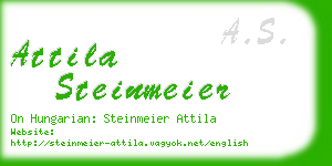 attila steinmeier business card